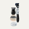Black Marble 3-Piece Shave Set Mens Hard Goods Caswell-Massey®