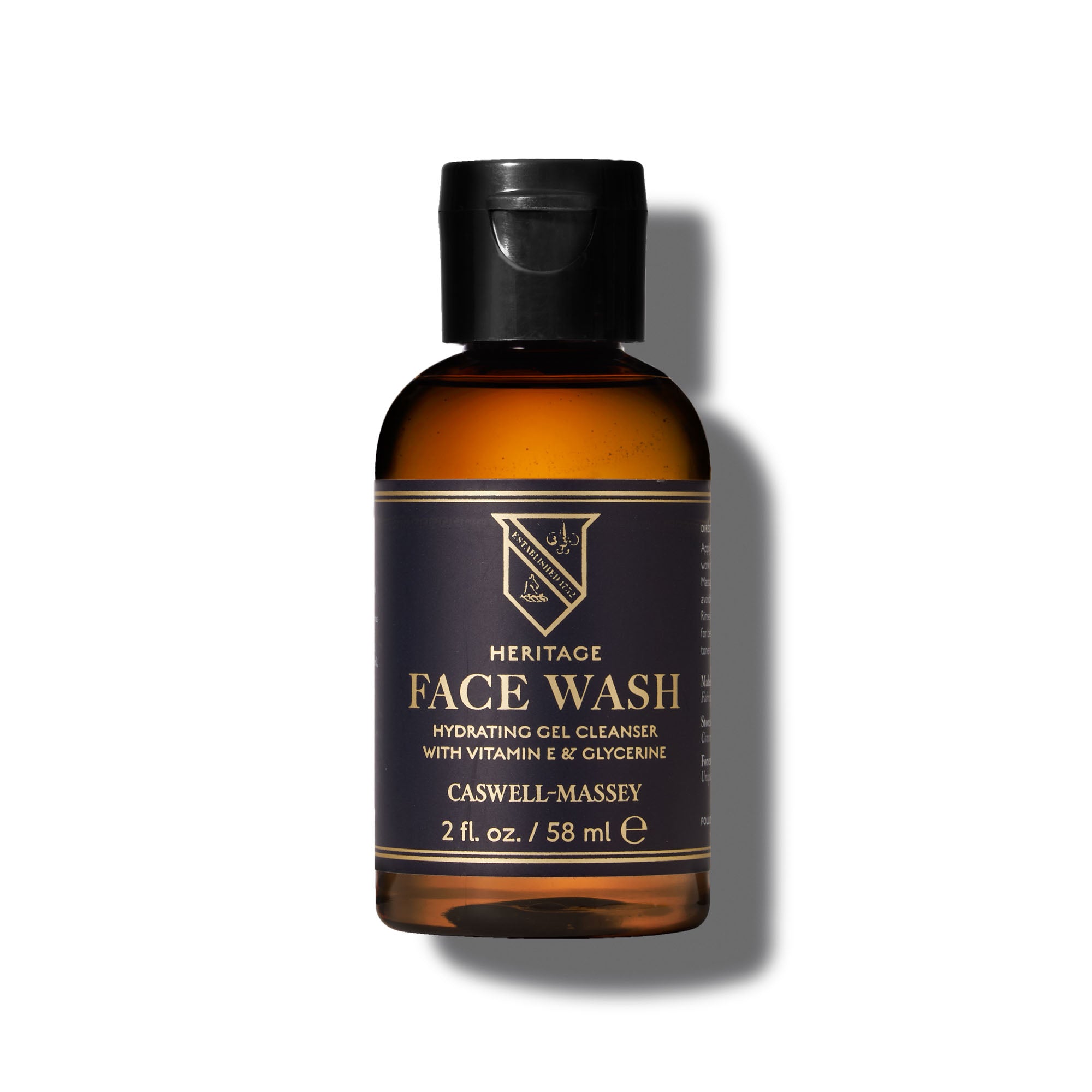 Caswell-Massey Hydrating, Cleansing Heritage Face Wash, 2oz travel size
