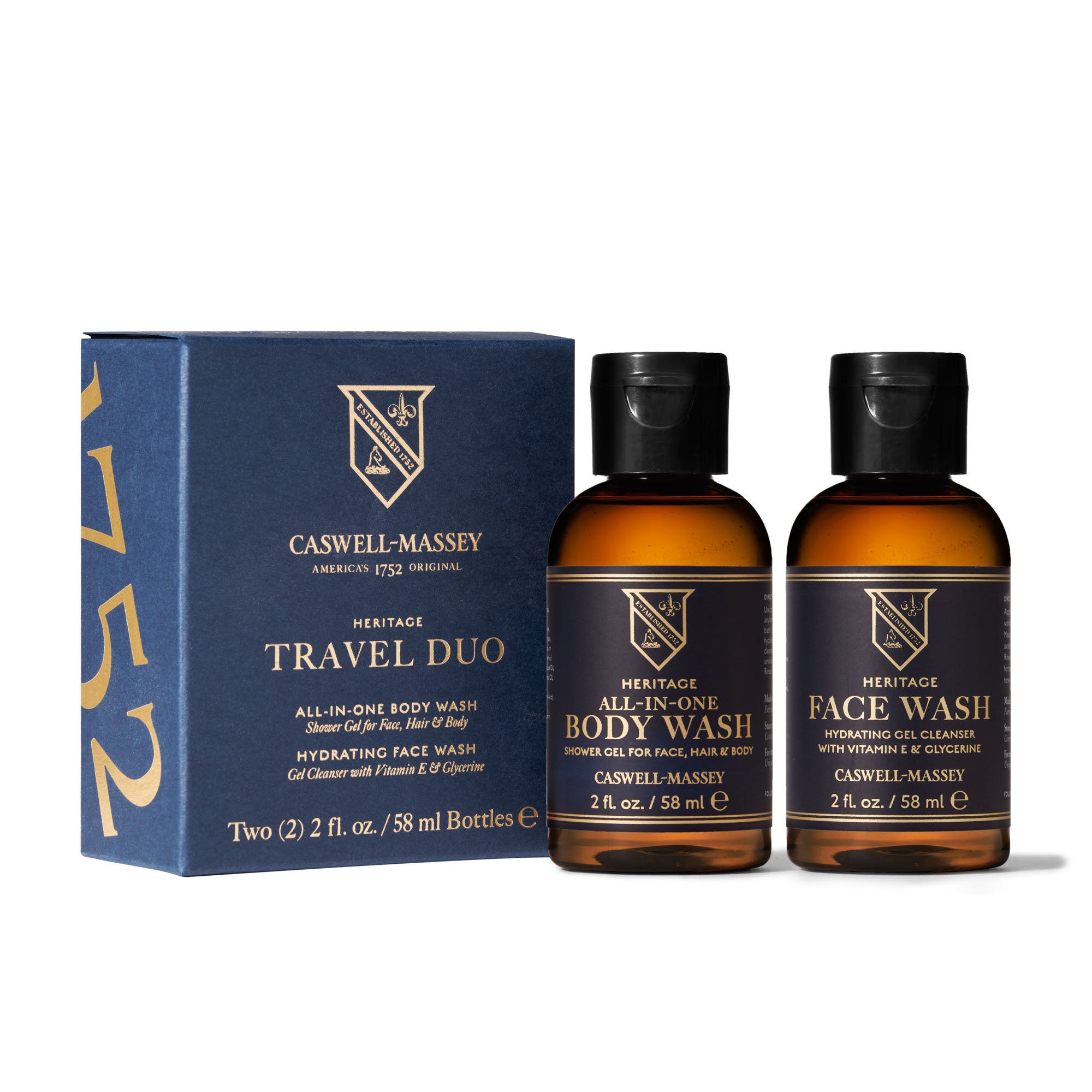 Heritage Travel Set Duo Body Wash and Face Wash