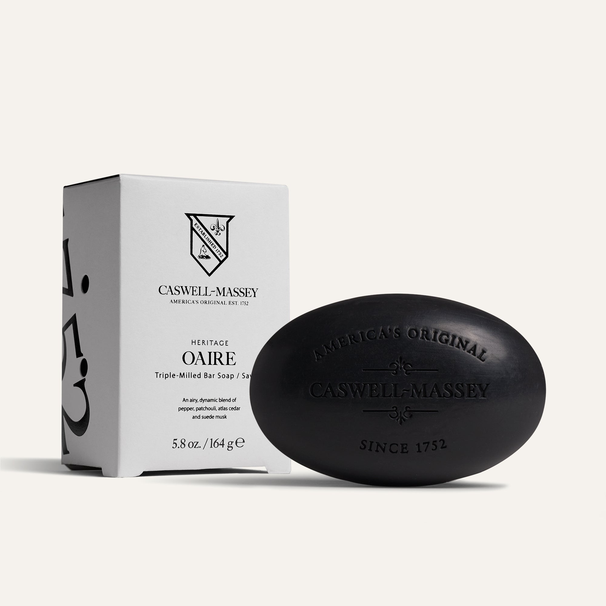 OAIRE Bar Soap | Kaolin Clay & Cedarwood Men's Soap | Caswell-Massey