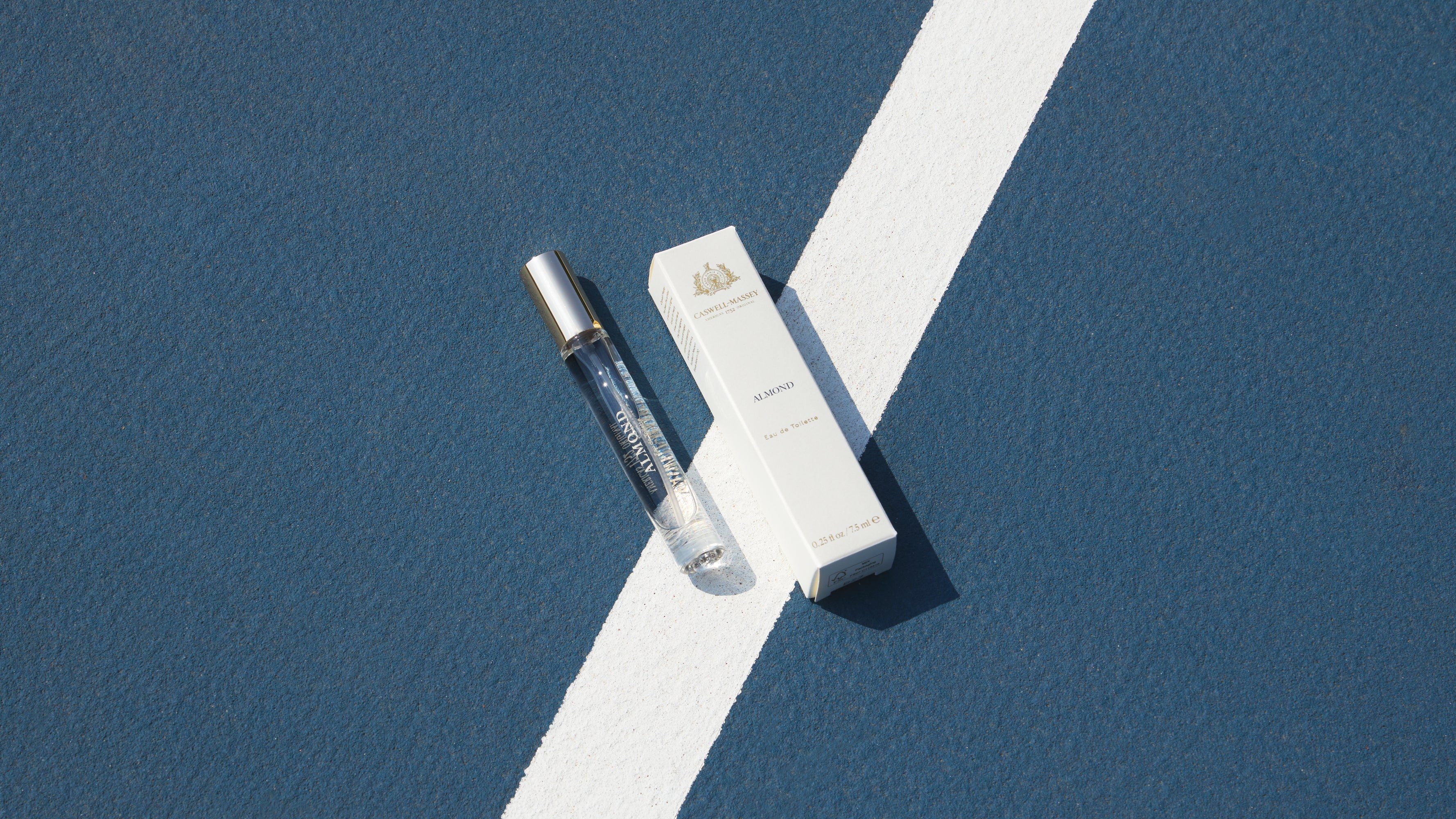 Caswell-Massey Almond Eau de Toilette 7.5ml travel-size fragrance for men and women