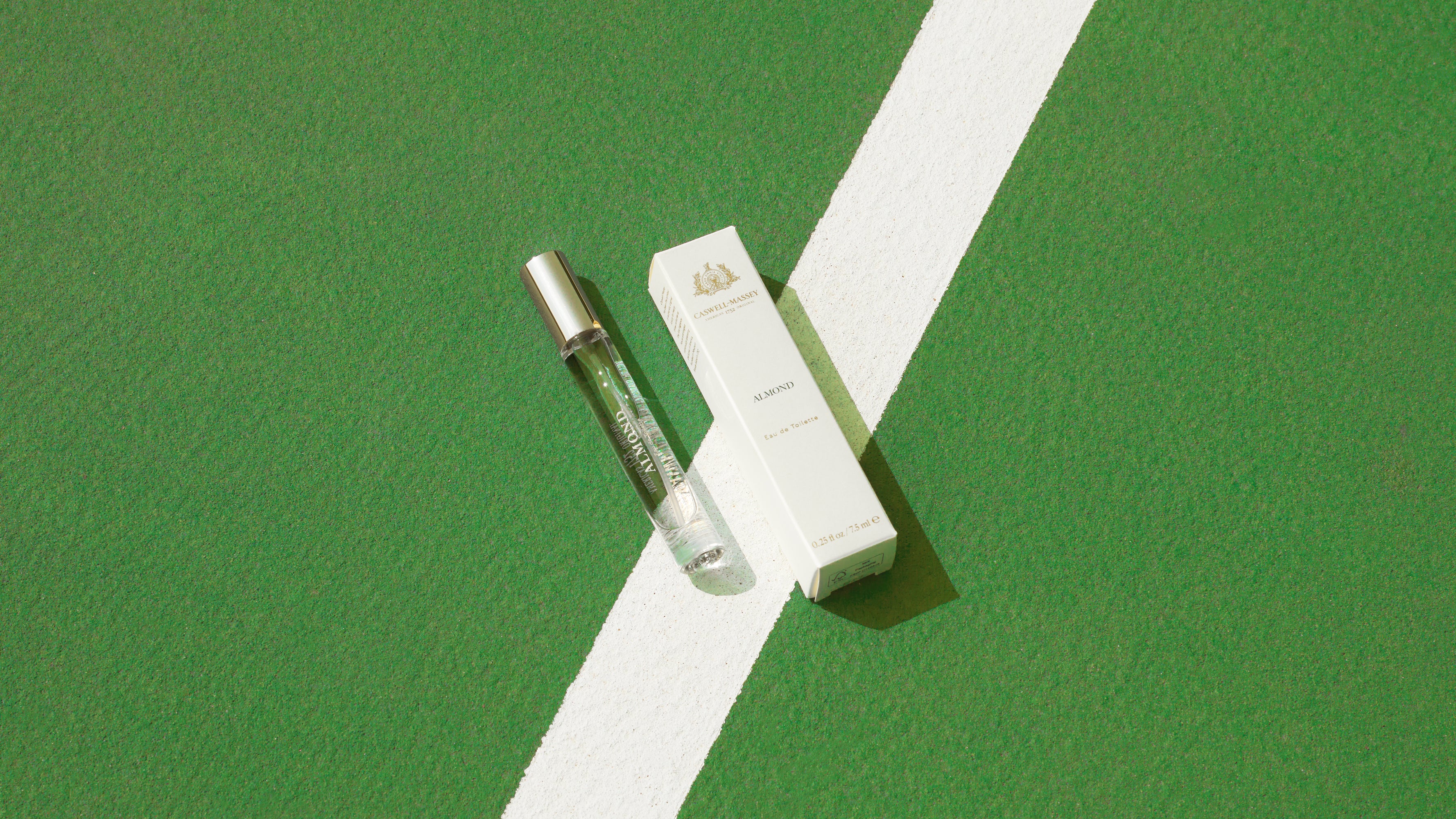 Caswell-Massey Almond Eau de Toilette 7.5ml travel-size fragrance for men and women