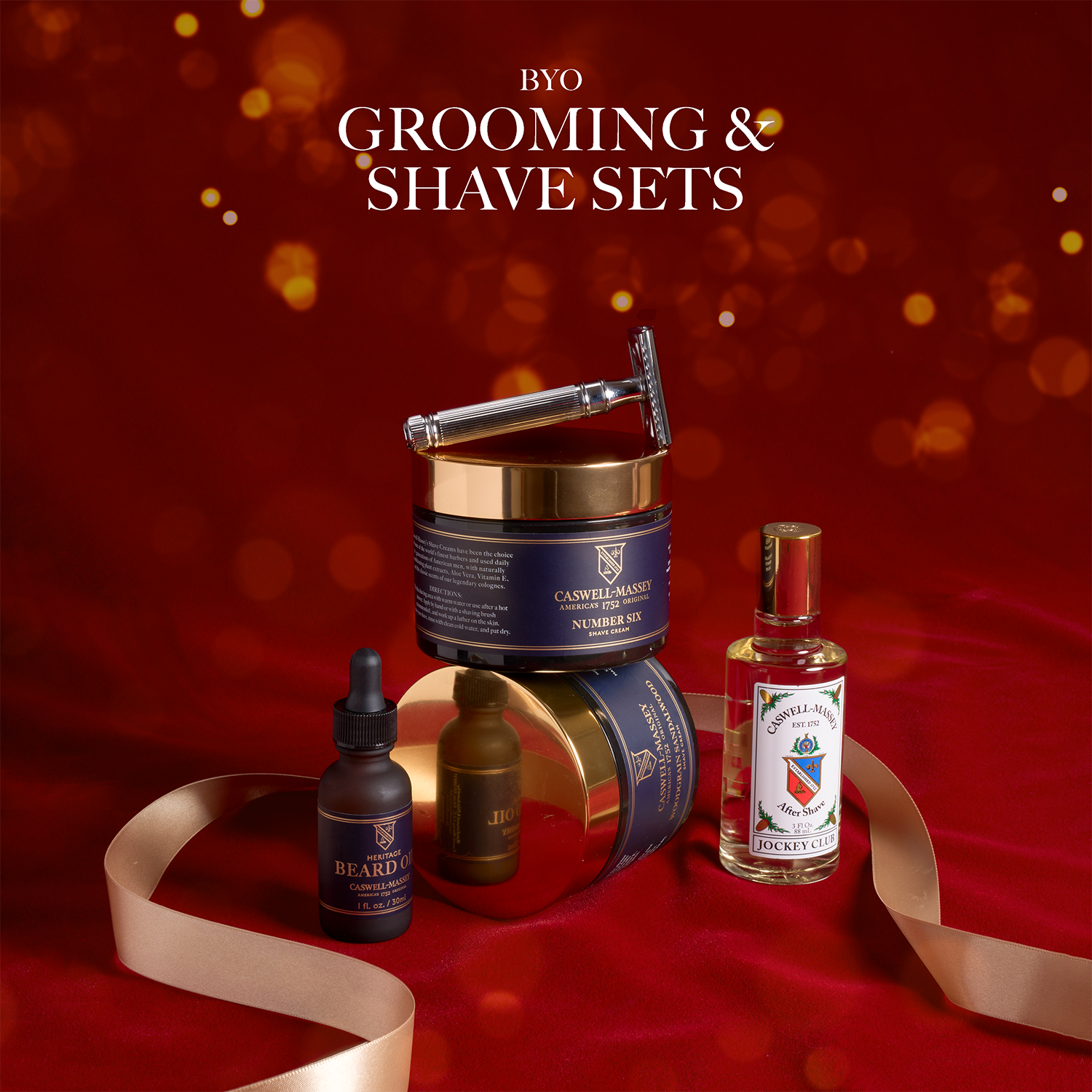 Caswell-Massey Build Your Own Grooming and Shave Sets