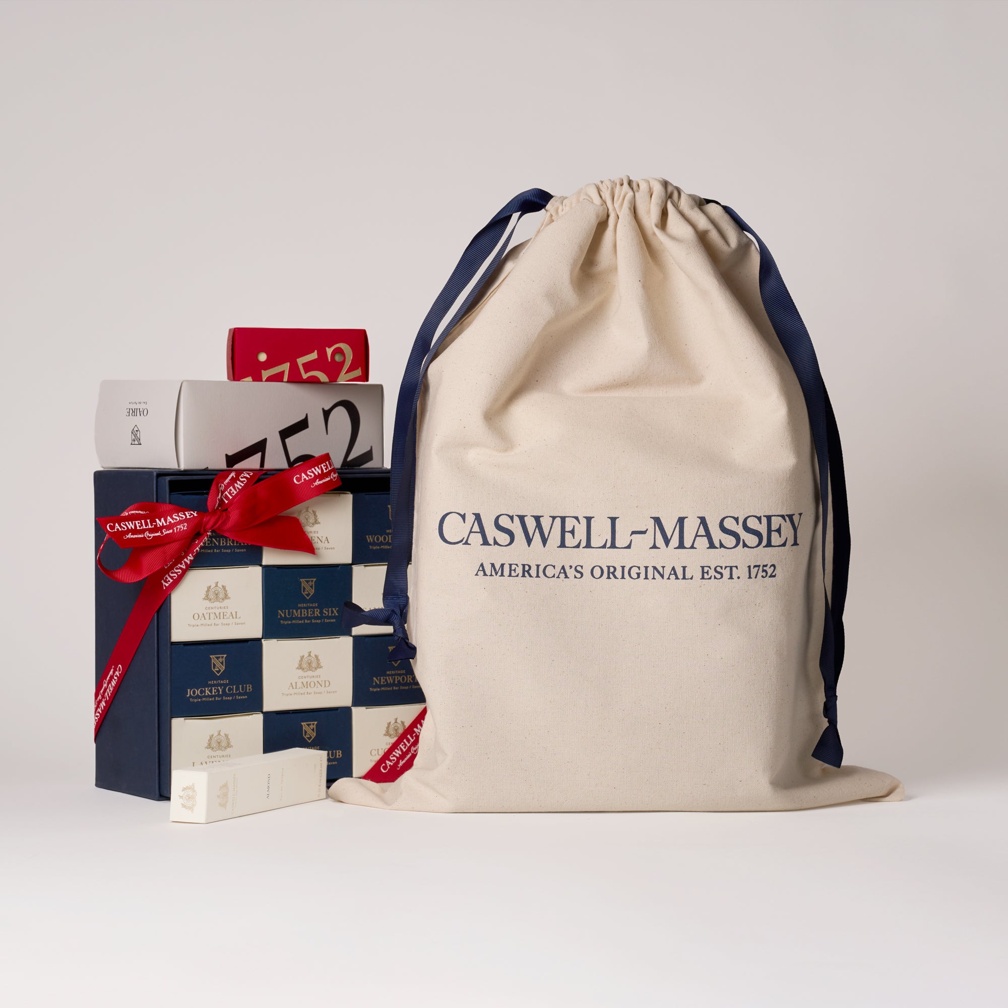 Canvas Drawstring Gift Bag Gift Packaging Caswell-Massey®