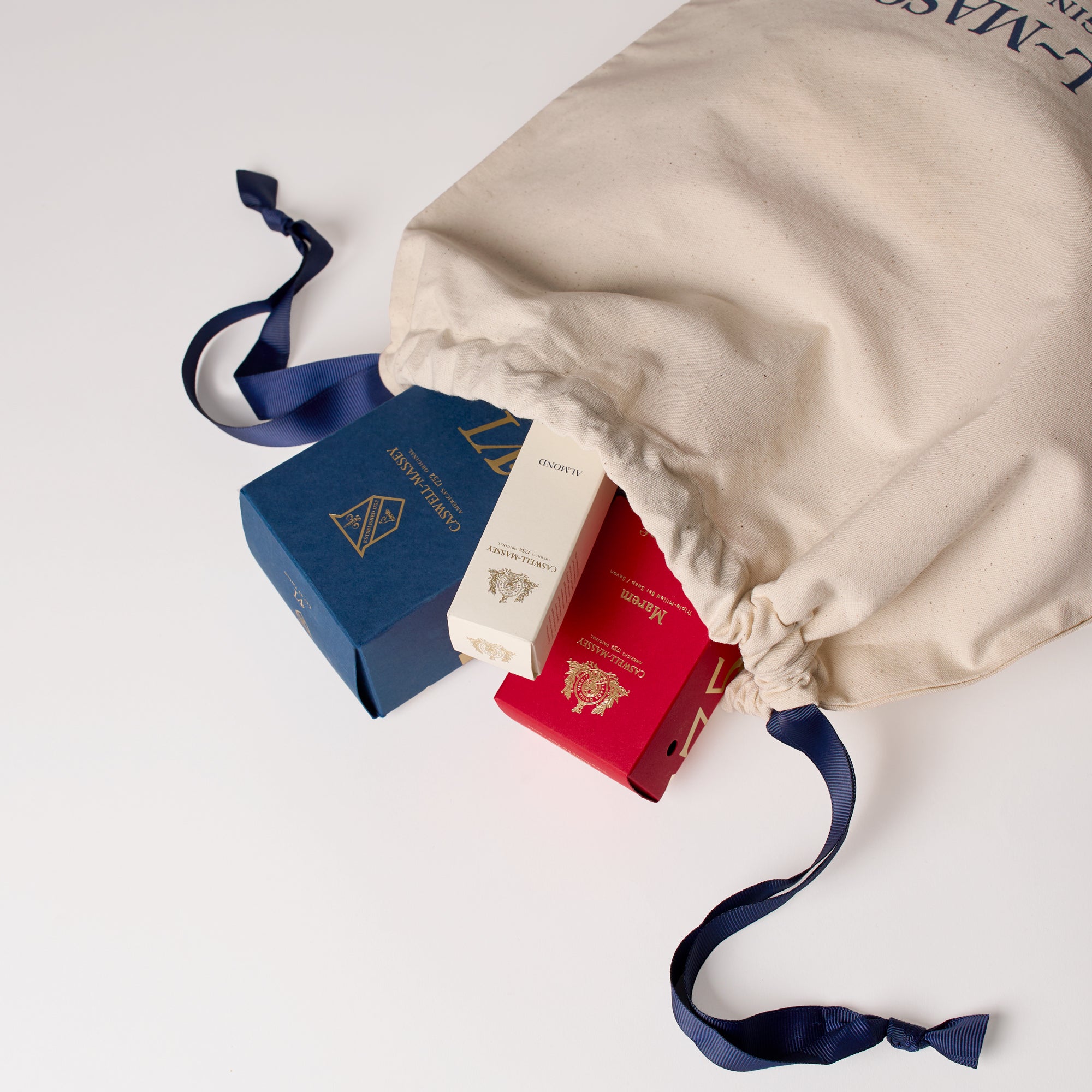 Canvas Drawstring Gift Bag Gift Packaging Caswell-Massey®