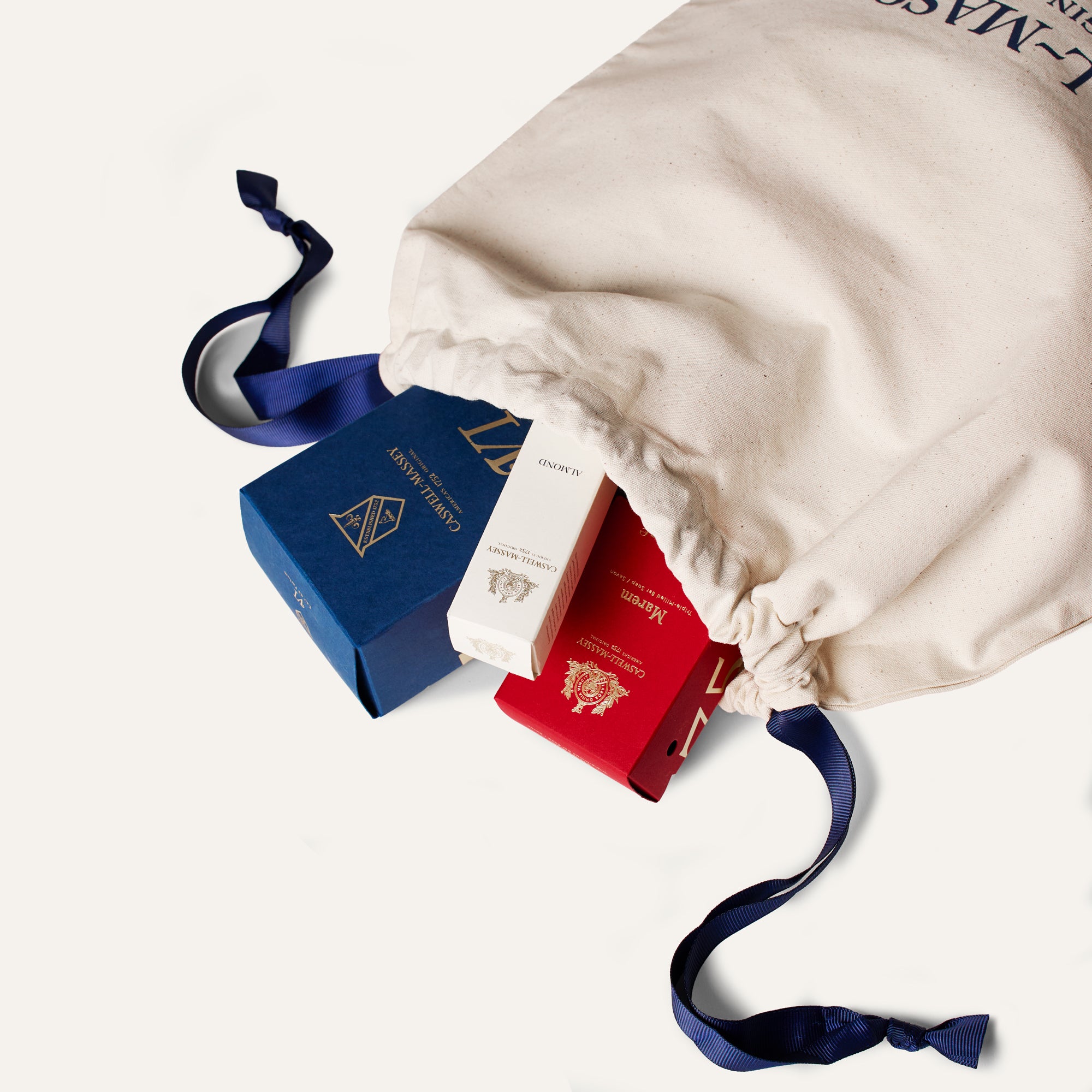 Canvas Drawstring Gift Bag Gift Packaging Caswell-Massey®