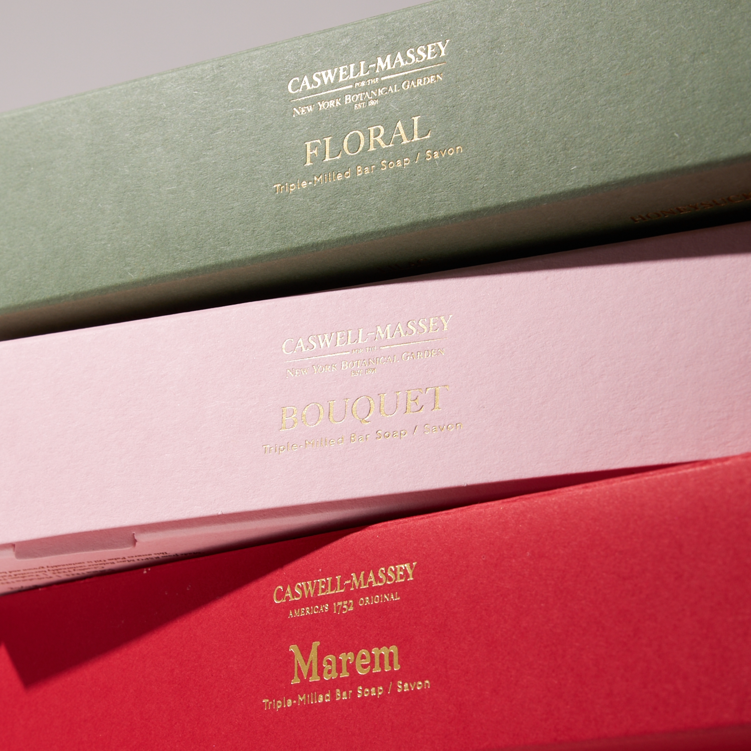Caswell-Massey Three-Soap Gift Sets