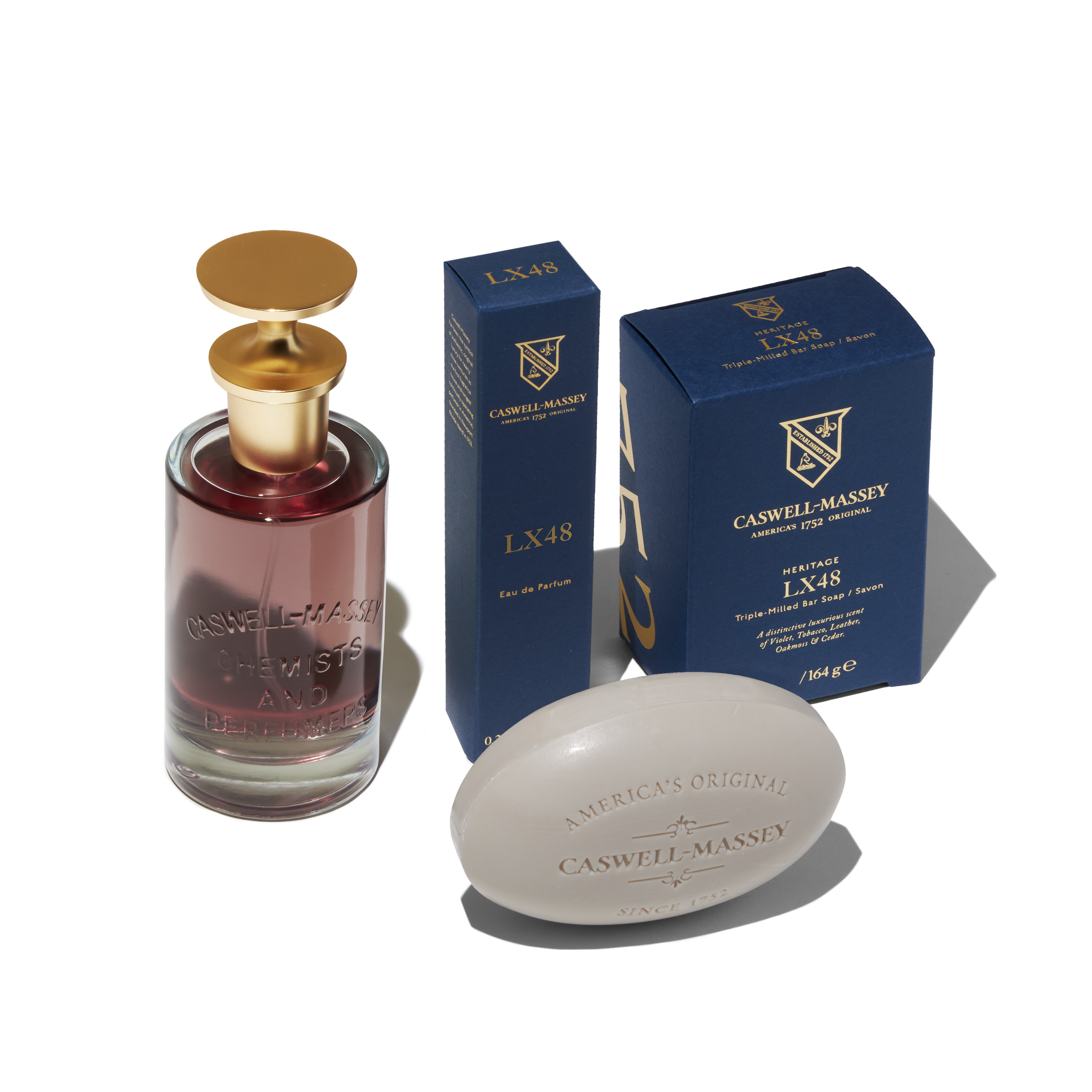 LX48 Eau de Parfum for Men: Featuring Full size 100 ml, travel size 7.5 ml, and LX48 Bar Soap 5.8oz