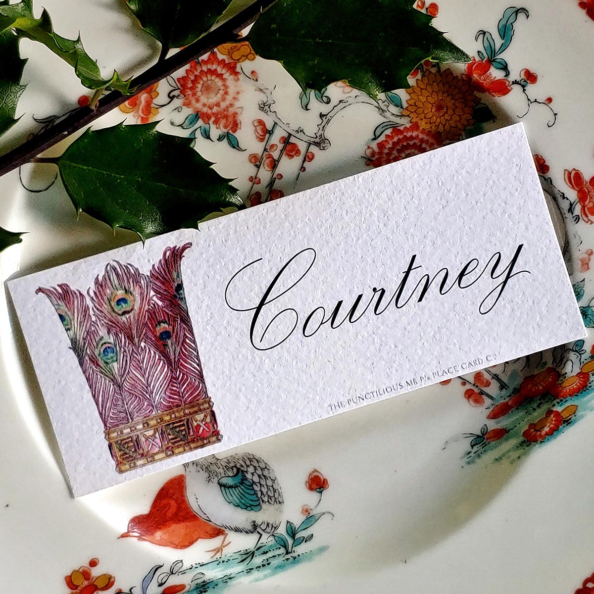 Coronet Nouveau - Place Cards- Laydown