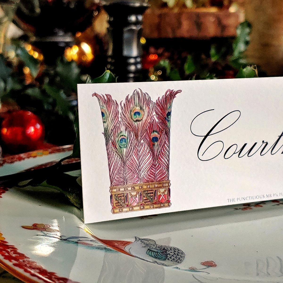 Coronet Nouveau - Place Cards- Laydown