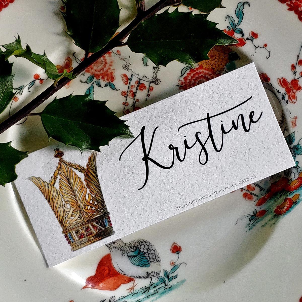 Coronet Nouveau - Place Cards- Laydown