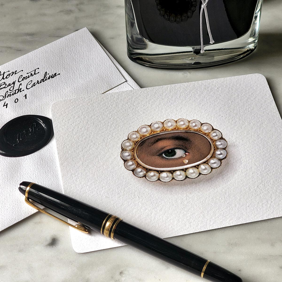 The Lover's Eye - Noir- Pack of Note Cards