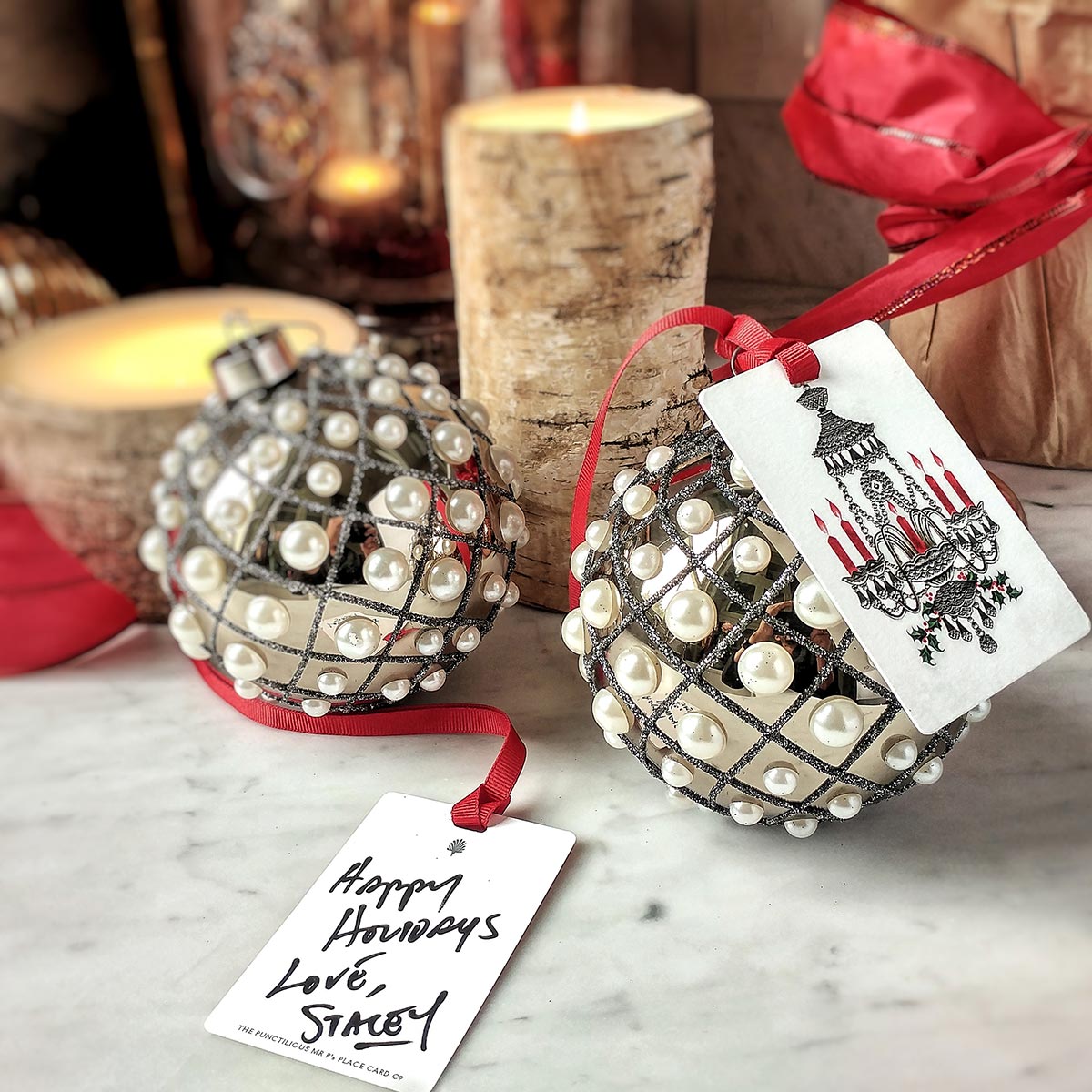 Holiday Gift Tags Set/ 8
