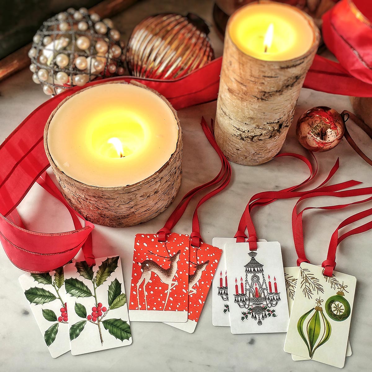 Holiday Gift Tags Set/ 8