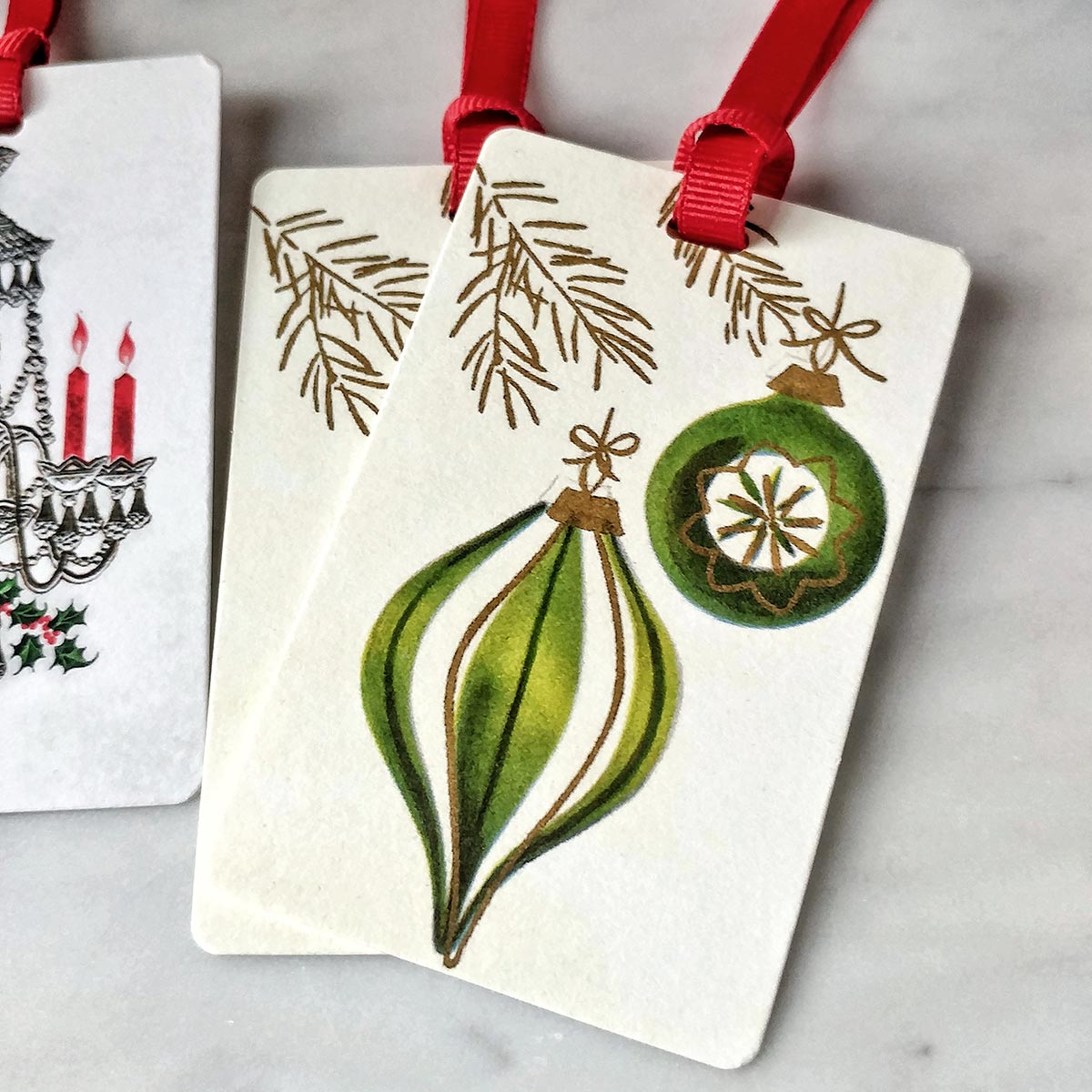 Holiday Gift Tags Set/ 8