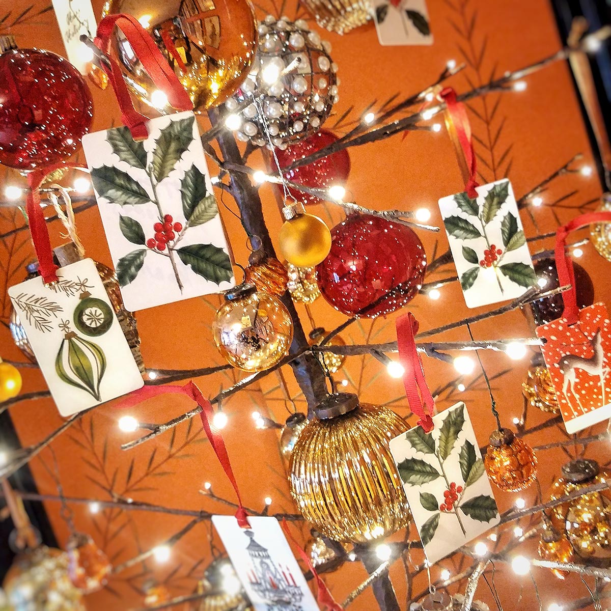Holiday Gift Tags Set/ 8