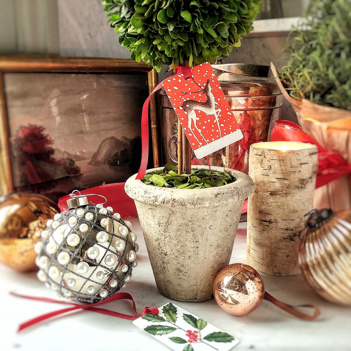 Holiday Gift Tags Set/ 8