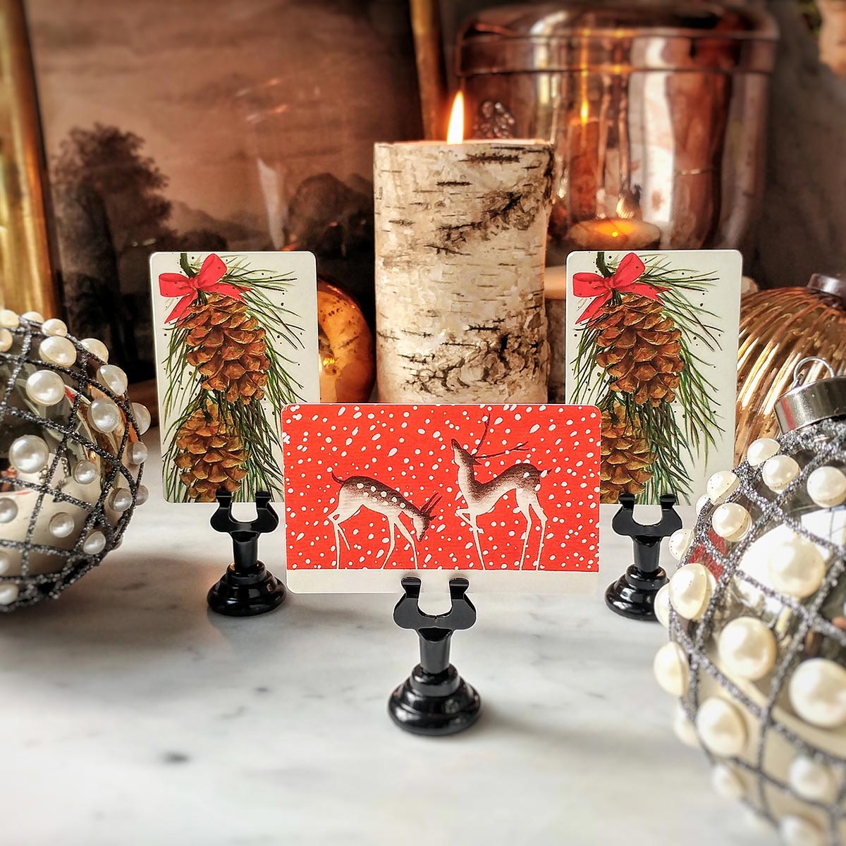Reindeer Games - Place Cards - Upright