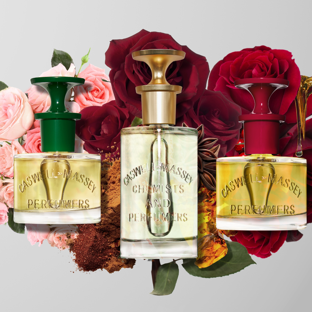 Caswell-Massey Rose Library: Rose Perfume, Marem Perfume, and RÒS Eau de Parfum