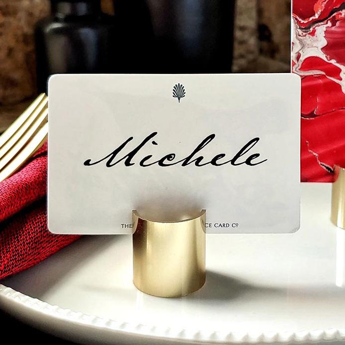 Barrel Place Card Holders- s/4