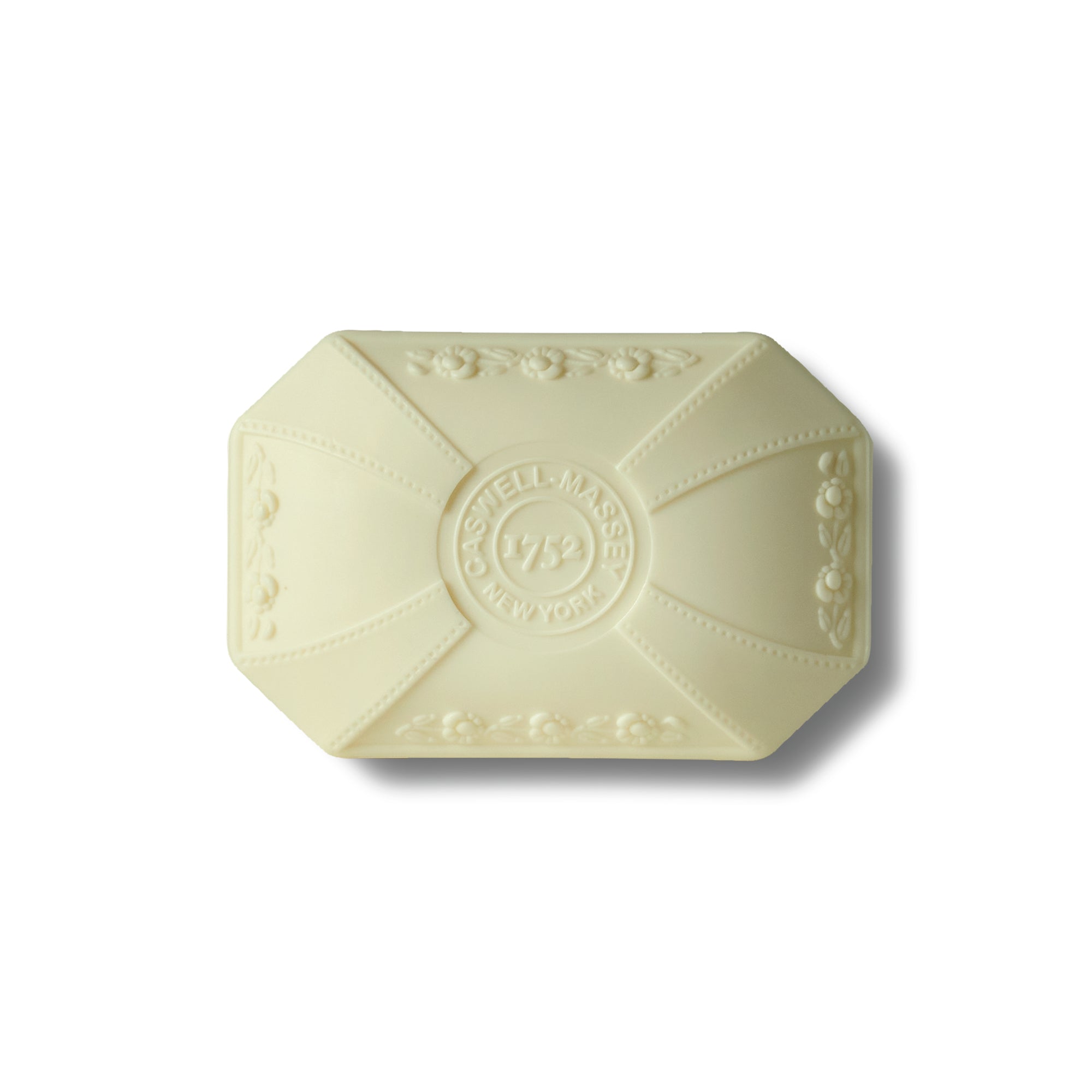 Caswell-Massey: NYBG Peony Bath Soap in light green color and decorative shape
