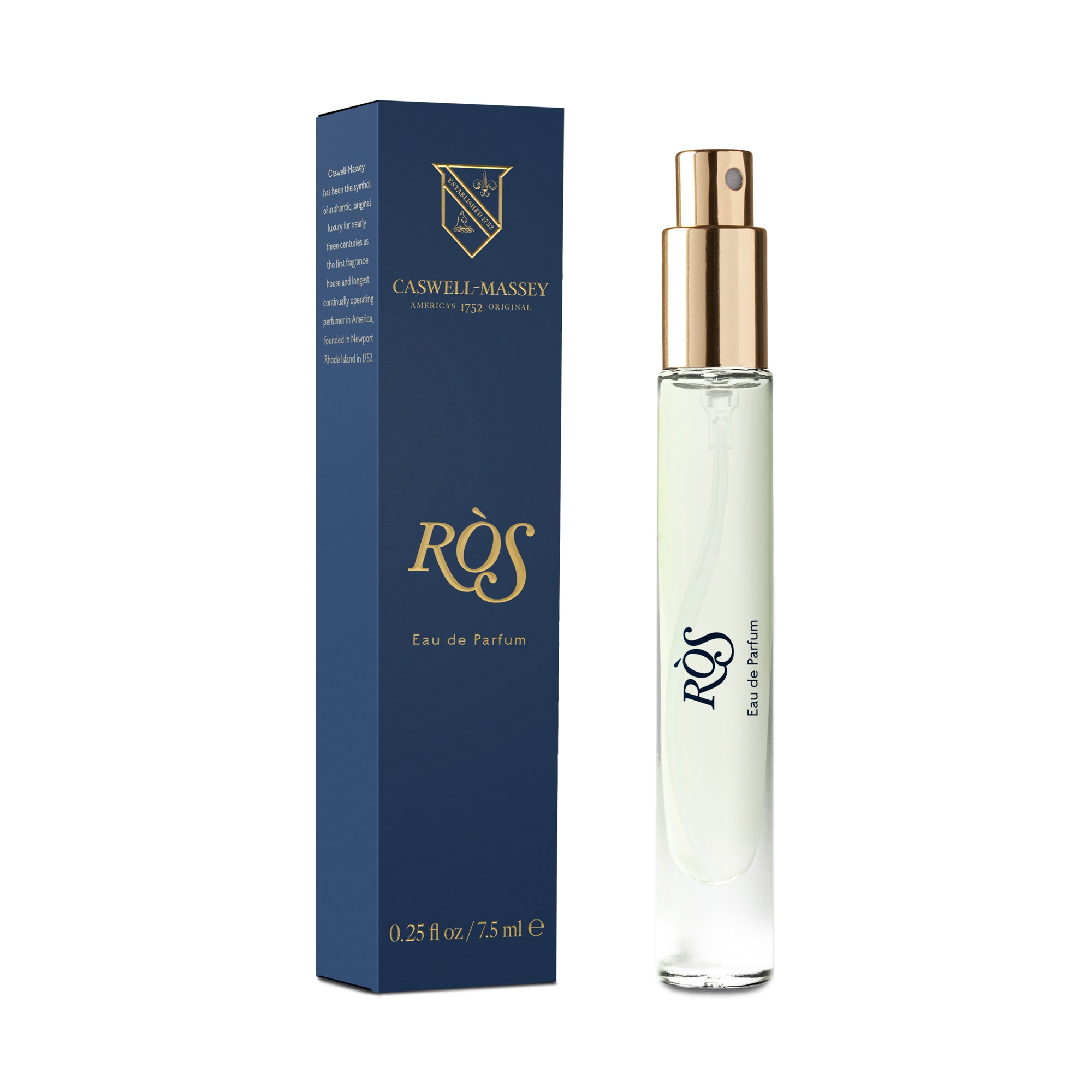 RÒS Eau de Parfum by Caswell-Massey, fine fragrance for men, 7.5 mlRÒS Eau de Parfum by Caswell-Massey, fine fragrance for men, 7.5mL Discovery Size