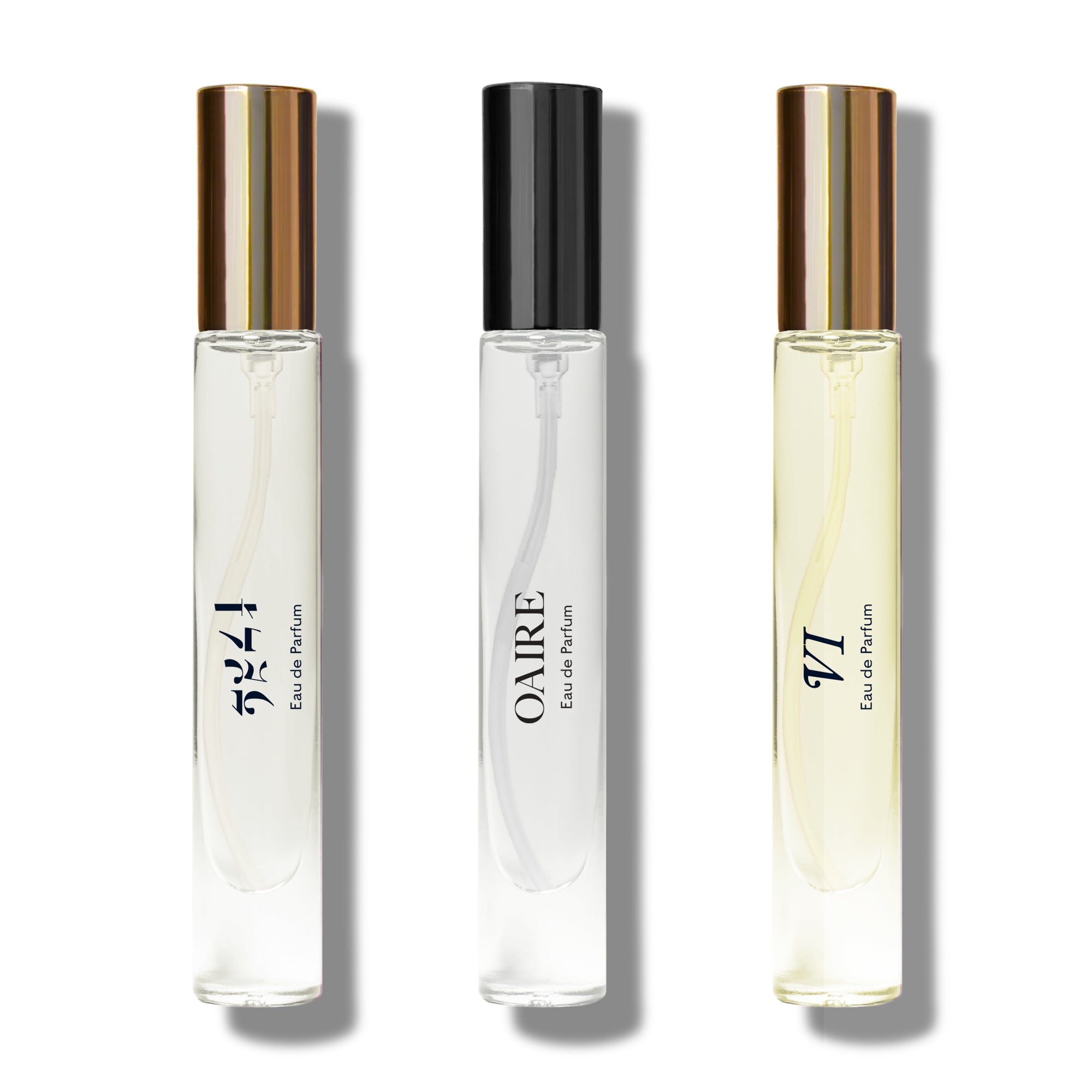 Heritage Legacy Discovery Set: 2571, Oaire, and Number Six 7.5ml fragrance vials