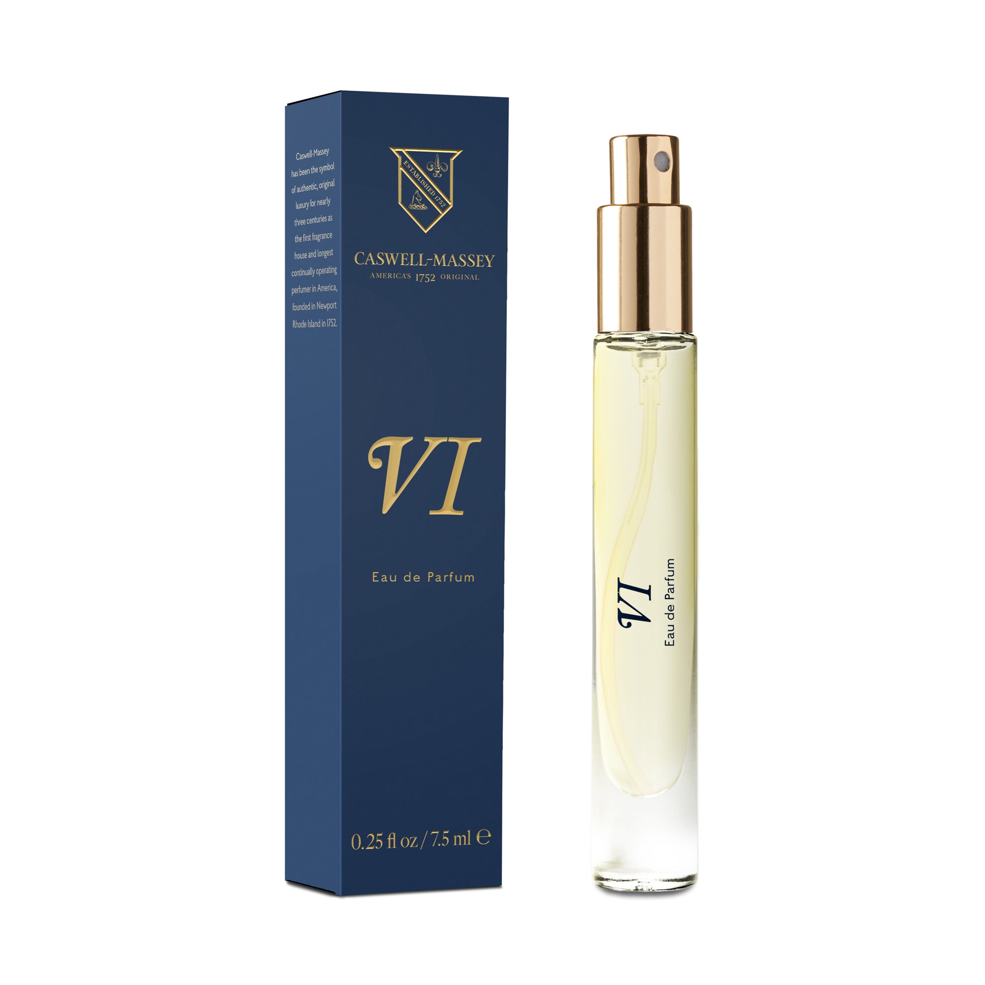 Number Six Eau de Parfum by Caswell-Massey, fragrance for men, 7.5m Discovery Size
