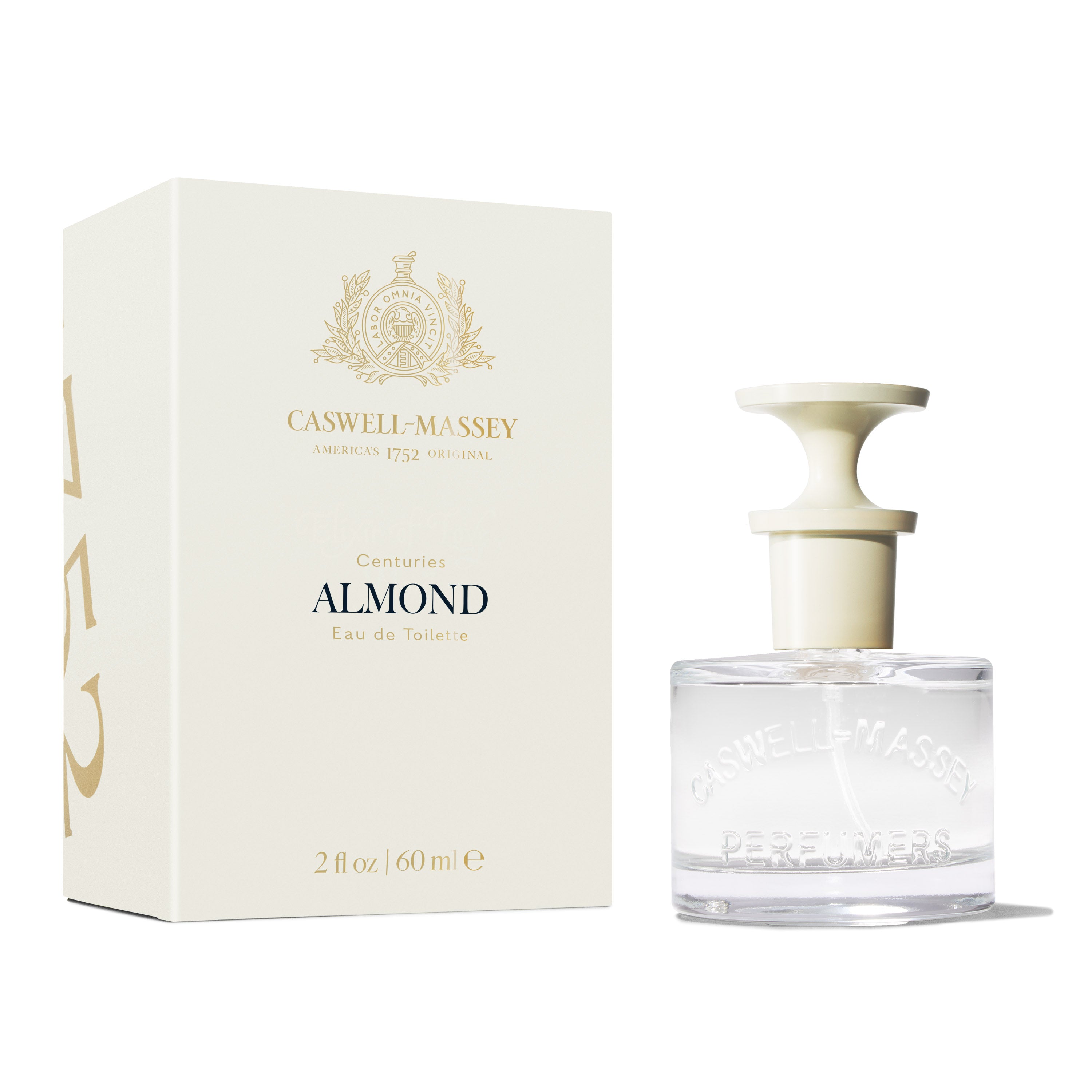 Almond Eau de Toilette, Fine Fragrance by Caswell-Massey 60mL Full Size