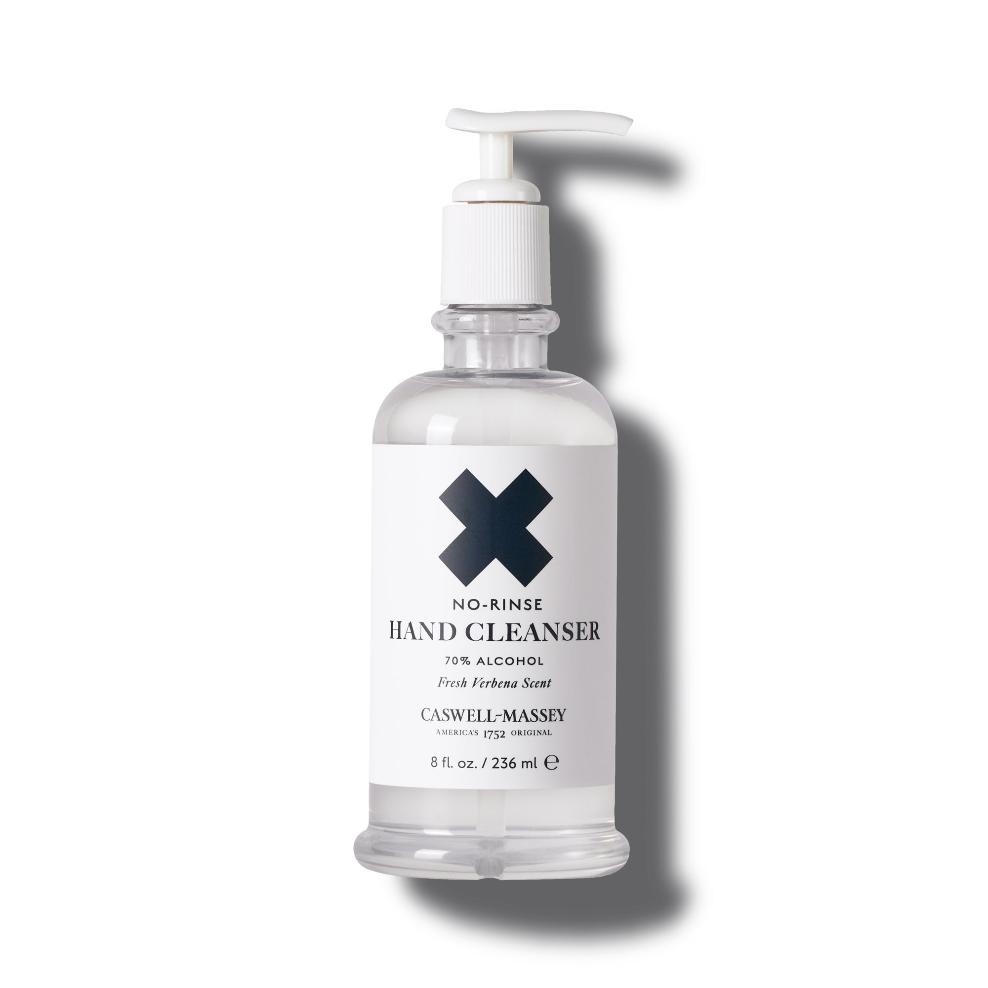 Caswell-Massey No-Rinse Verbena Hand Cleanser, standard size with pump top