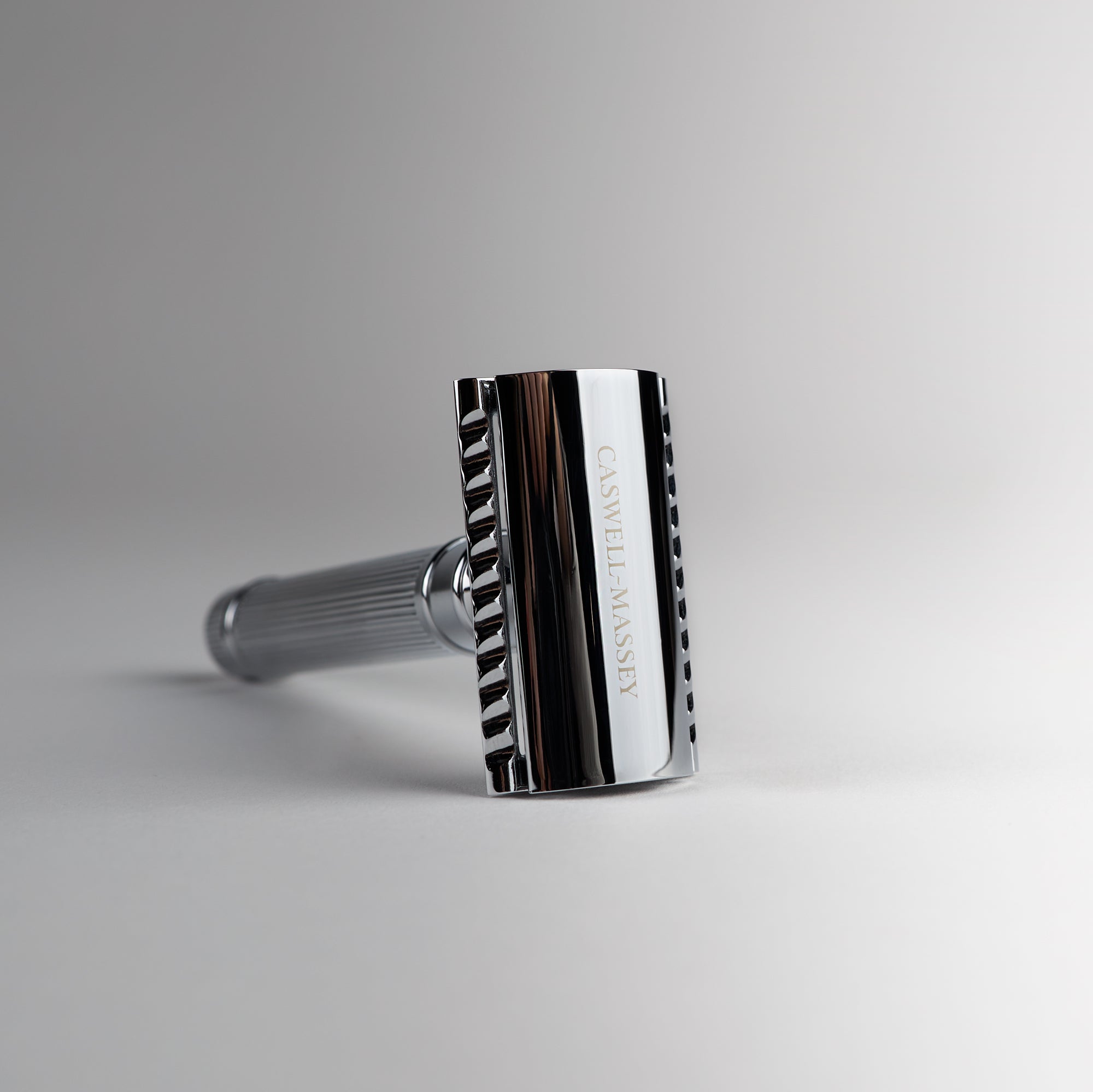Caswell-Massey® Ribbed Chrome Double-Edged Razor