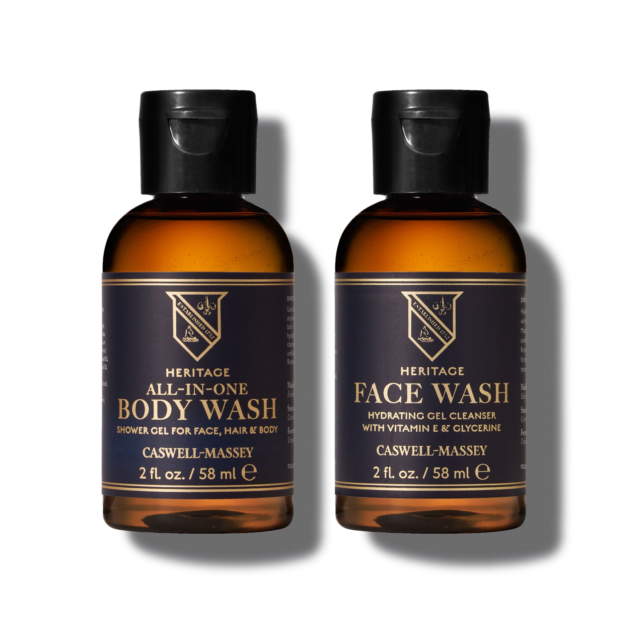 Heritage Travel Set Duo Body Wash and Face Wash
